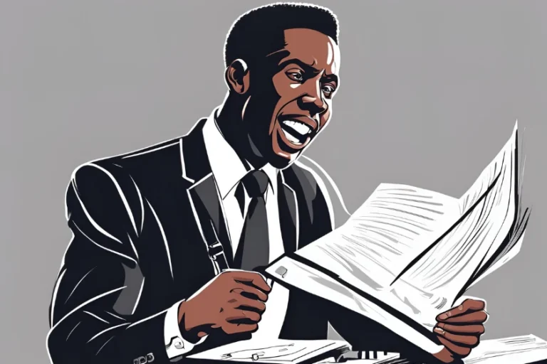 Persona reconociendo y corrigiendo sus puntos débiles al hablar en público, desarrollando habilidades de oratoria